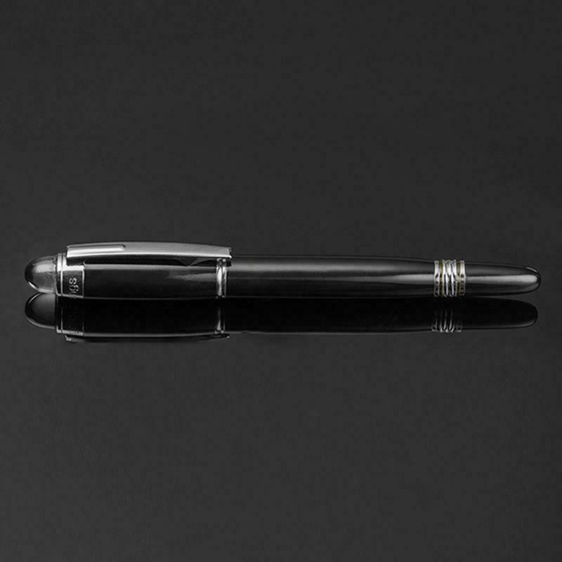 0.5mm Black Ink Metal Ballpoint Pen Crystal Head Signature Business Student Gift