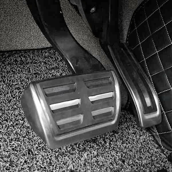 4X(3Pcs Car Accelerator Brake Pedal Foot Rest Pedal for Touarge 2019 2020 A9U6)