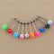 10Pcs Tongue Bars Stainless Steel Barbell Rings Mixed Ball Piercing Jewelry