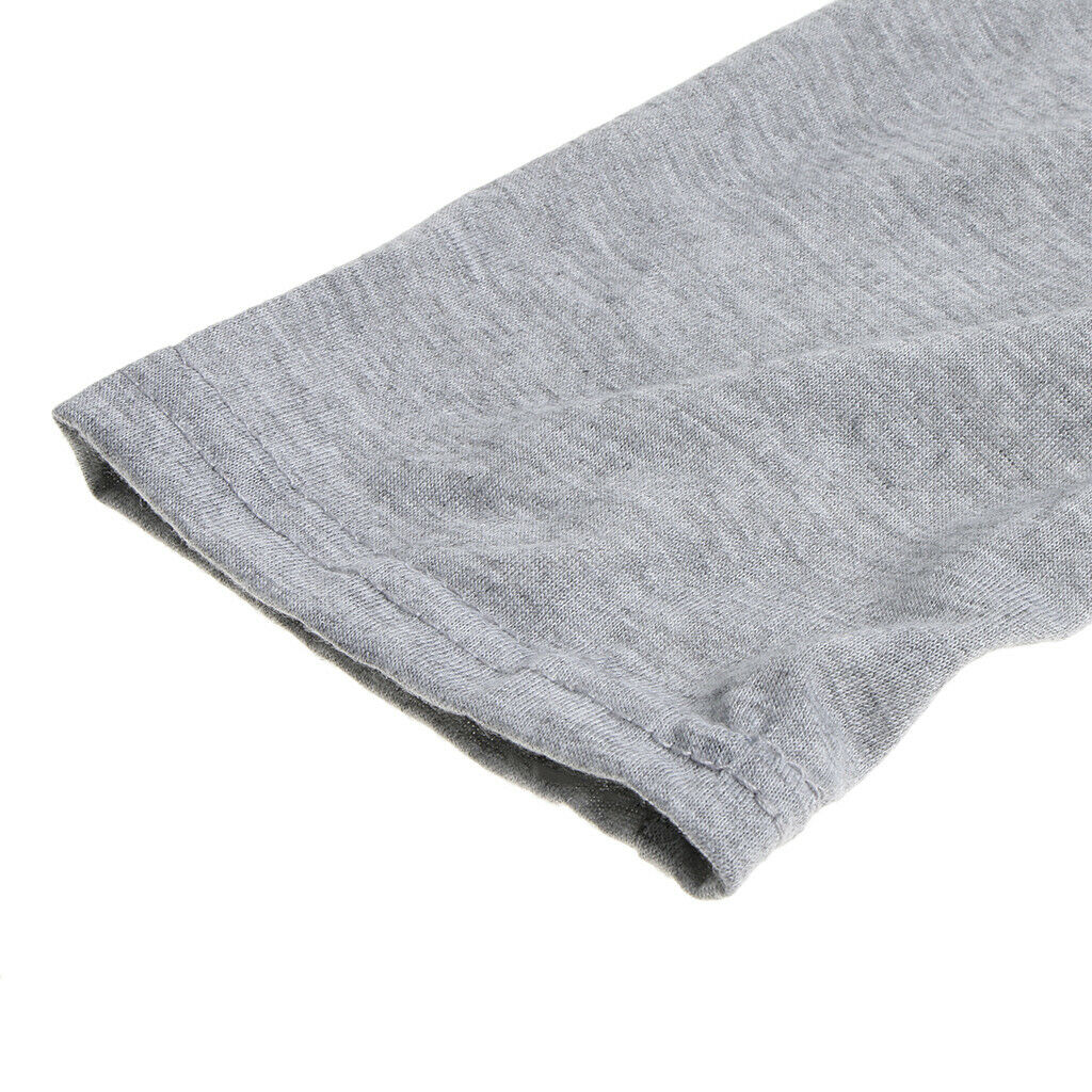 Women Long Sleeve Irregular Pile Collar Loose Pullover Shirt Gray M