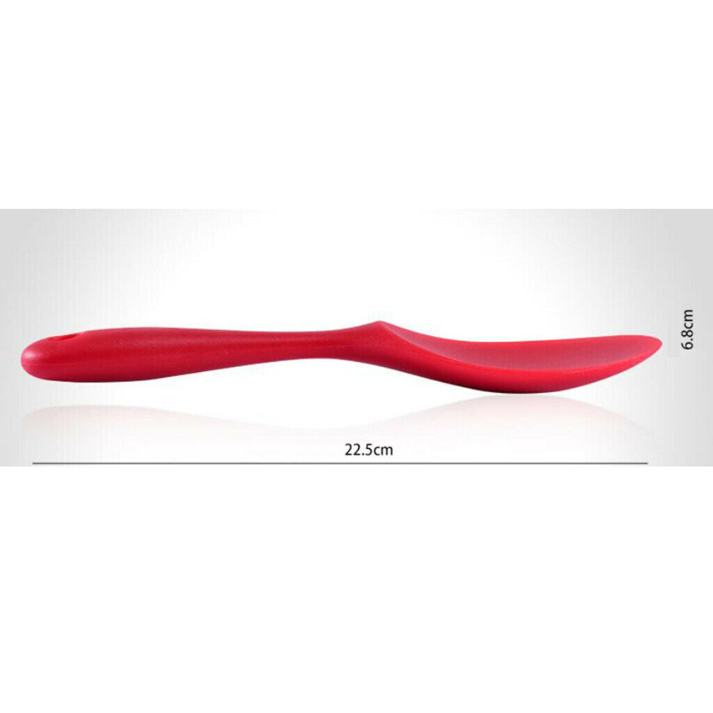 Lots 2 Non-Stick Rice Paddle Spoon Home Camping BBQ Lightweight Red+Black