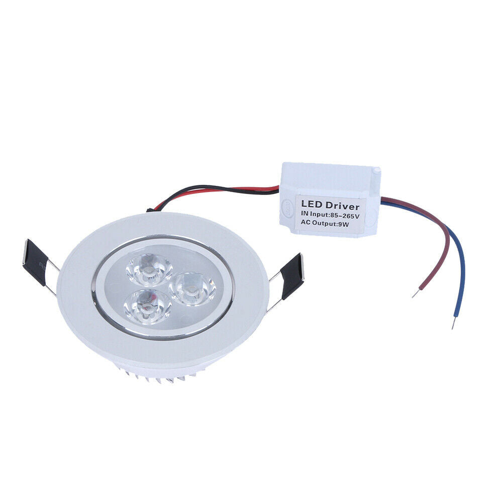 Downlight LED Dimmable 9W Recessed Ceiling Down Light Spotlight Lamp 110V