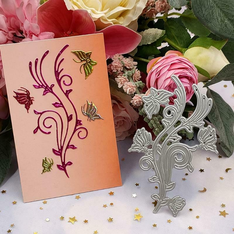 Butterfly Flower Metal Cutting Dies Stencil DIY Scrapbooking Album Paper Card
