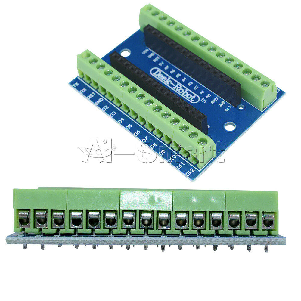 Nano V3.0 Terminal Adapter for the Arduino Nano AVR ATMEGA328P-AU Module Board