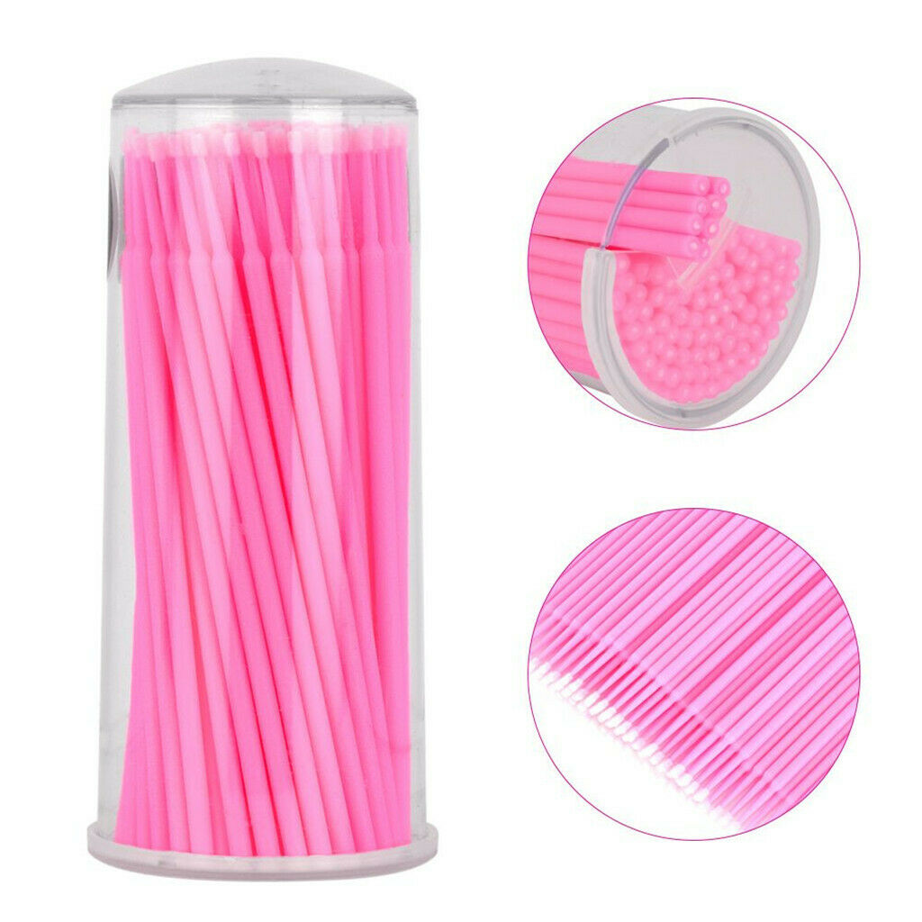 200Pcs Micro Applicators Brushes, Disposable Eyelash Extension Swabs Tattoo