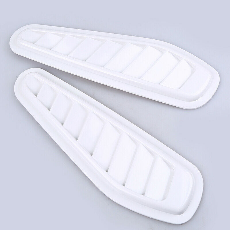 Pair Universal Car SUV Decoration Air Intake Vent Grill Cover Hood Trim