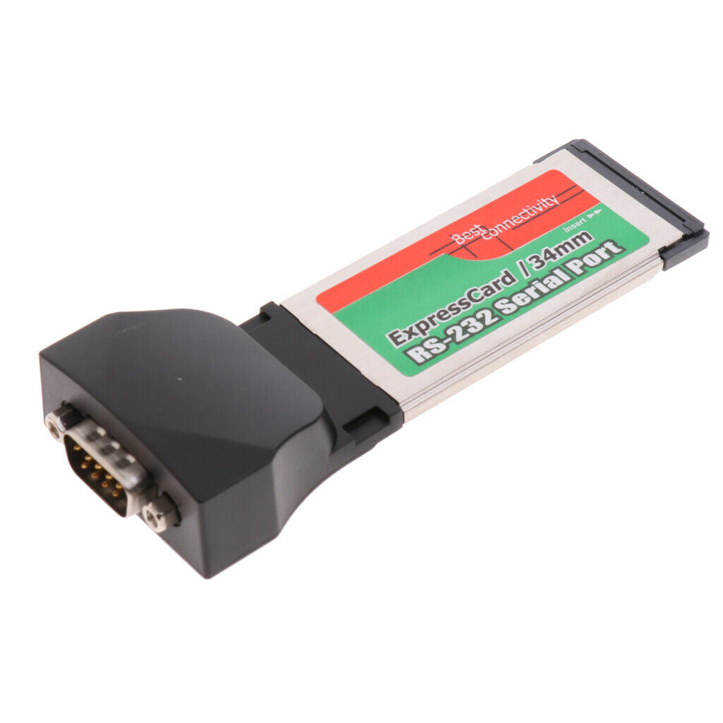 1 Pack RS232 Serial Port to Express Card 34mm Adapter Converter for PC