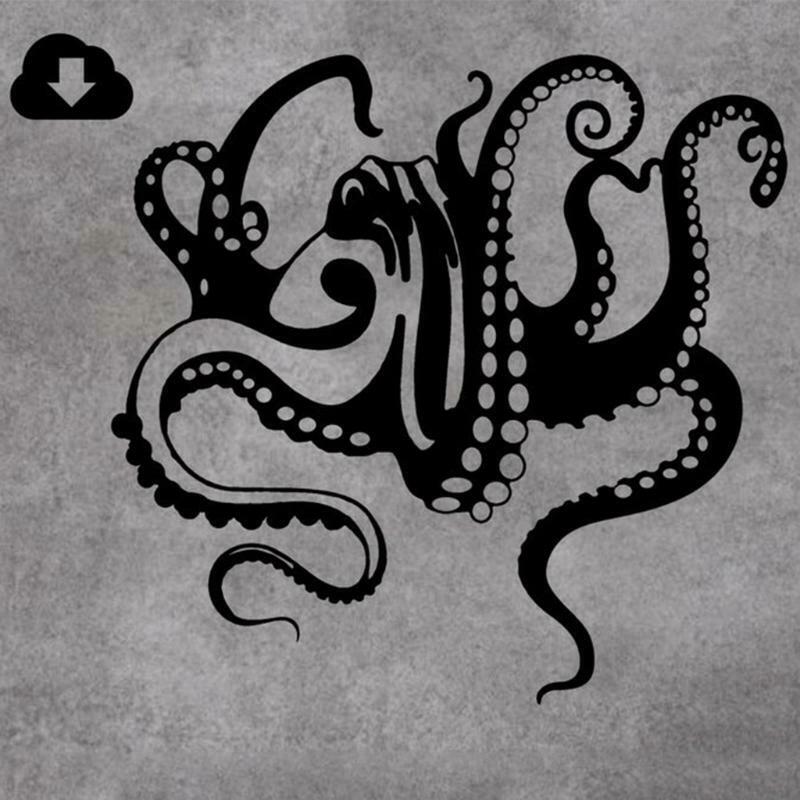 Octopus Metal Cutting Dies Stencil DIY Scrapbooking Album Paper Card Template