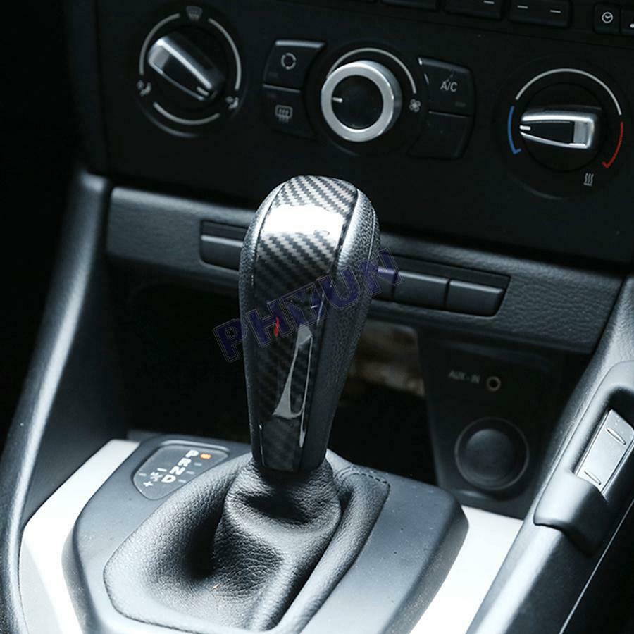 Gear Shift Knob Head Cover Trim Steering Wheel Cover For BMW 3 Series 2005-2012