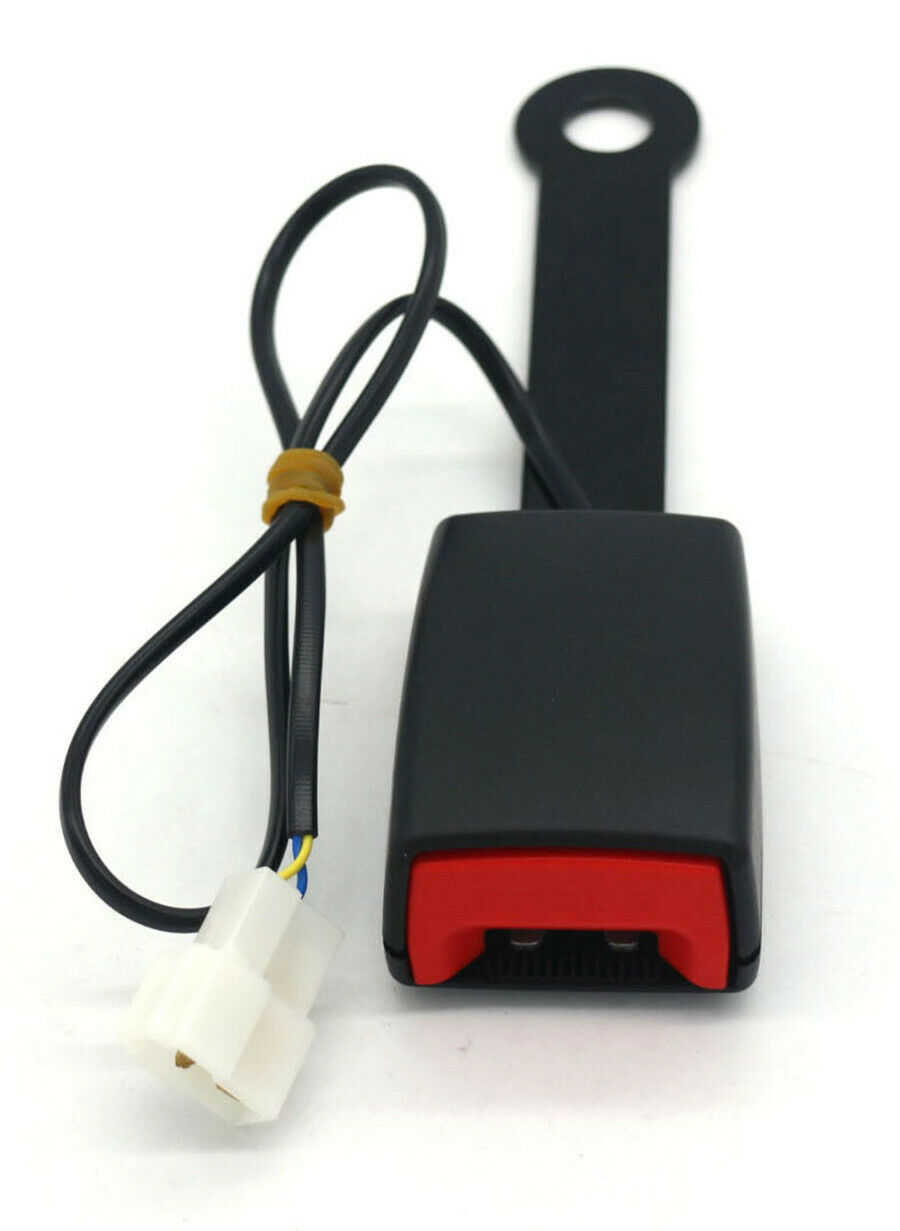 Car Front Seat Belt Buckle Device with Tail Plug Connector and Buzzer Cable175MM