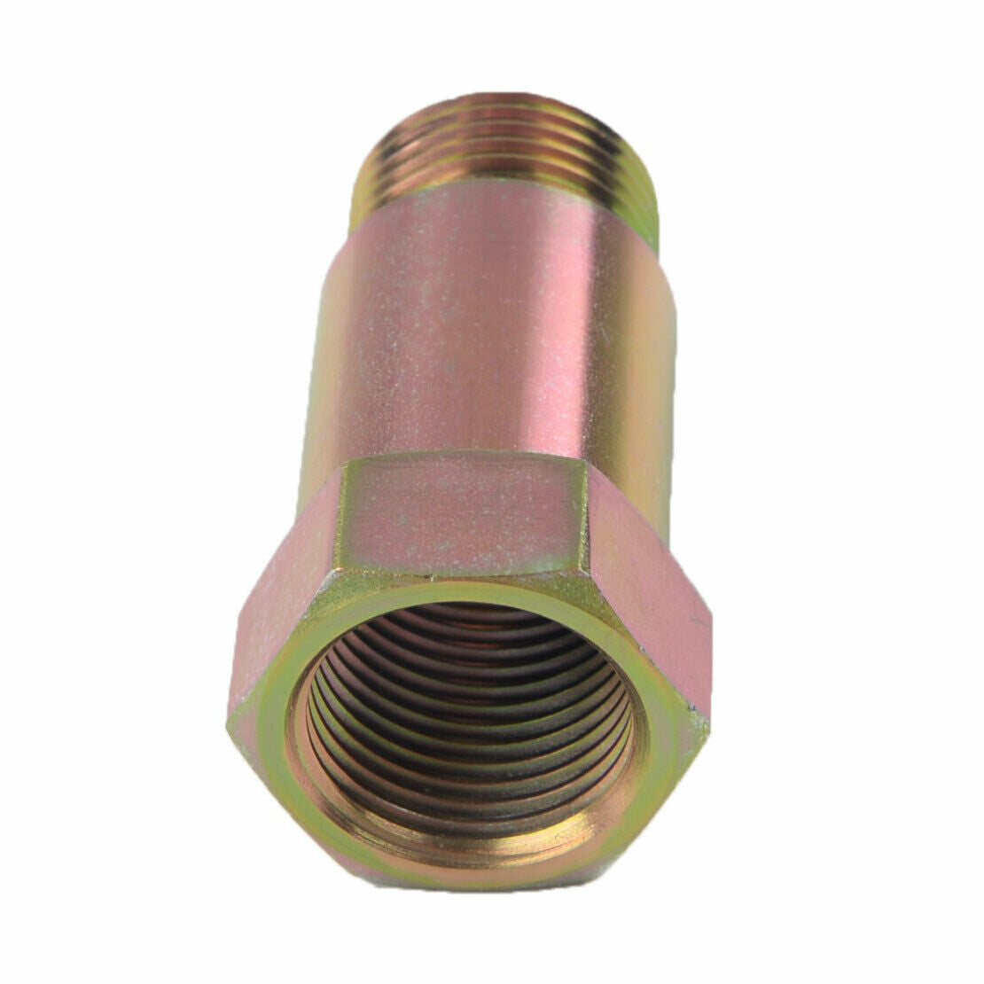 2x Car 45mm Oxygen Sensor Extension Spacer Extender Zinc fit for 1/2 Inch Tip as