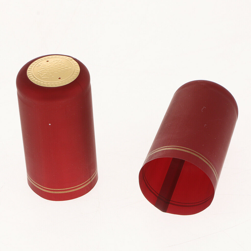 200-pack 32mm Homebrew Bottle Heat Shrink Capsules Wine Sealing Finials Ends