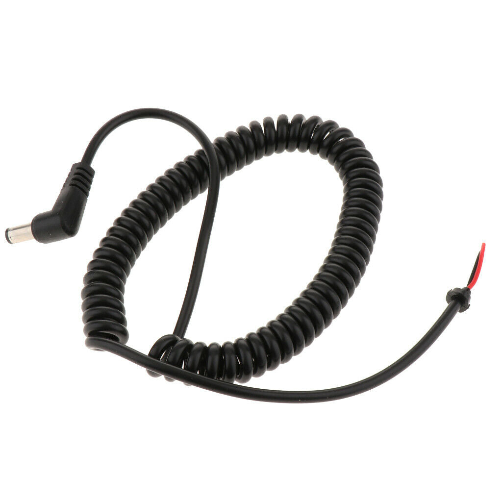Spiral Cable DC Power Power Adapter Crude Connection For Car Lights