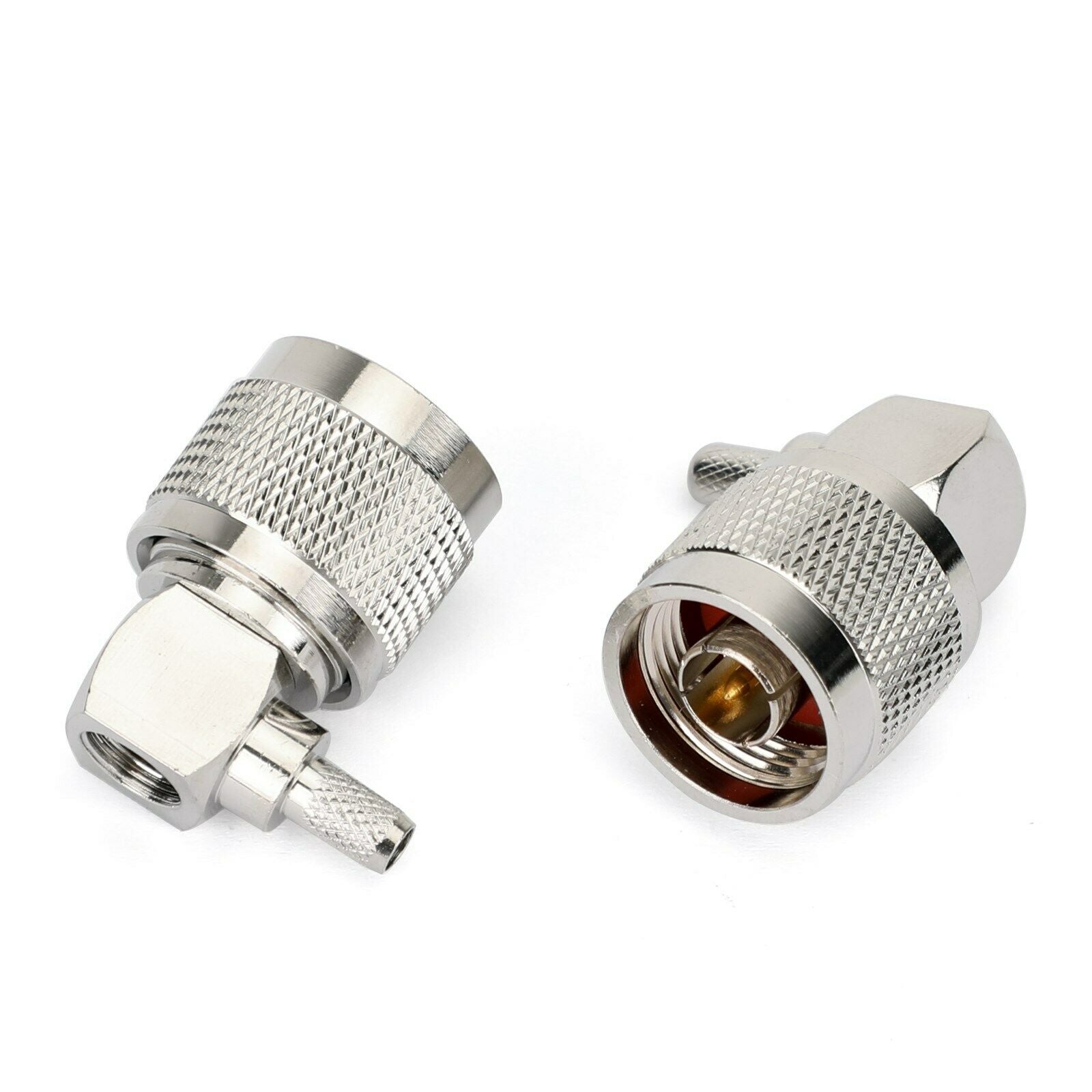 10x Connector N Male Crimp 90¡ã RG58 RG142 LMR195 RG400 Cable Right Angle  UA