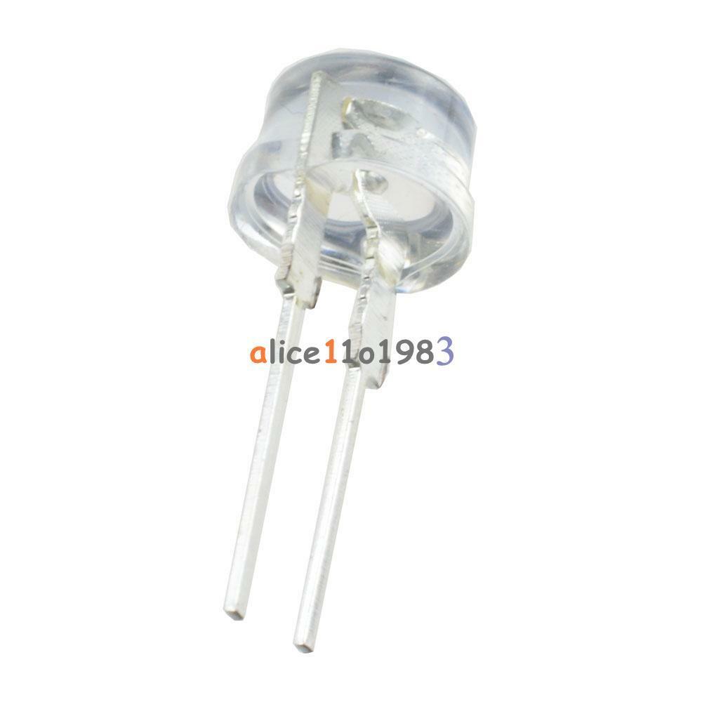 10PCS 8MM Straw Hat 0.5W LED Light Emitting Diode White LED High Power