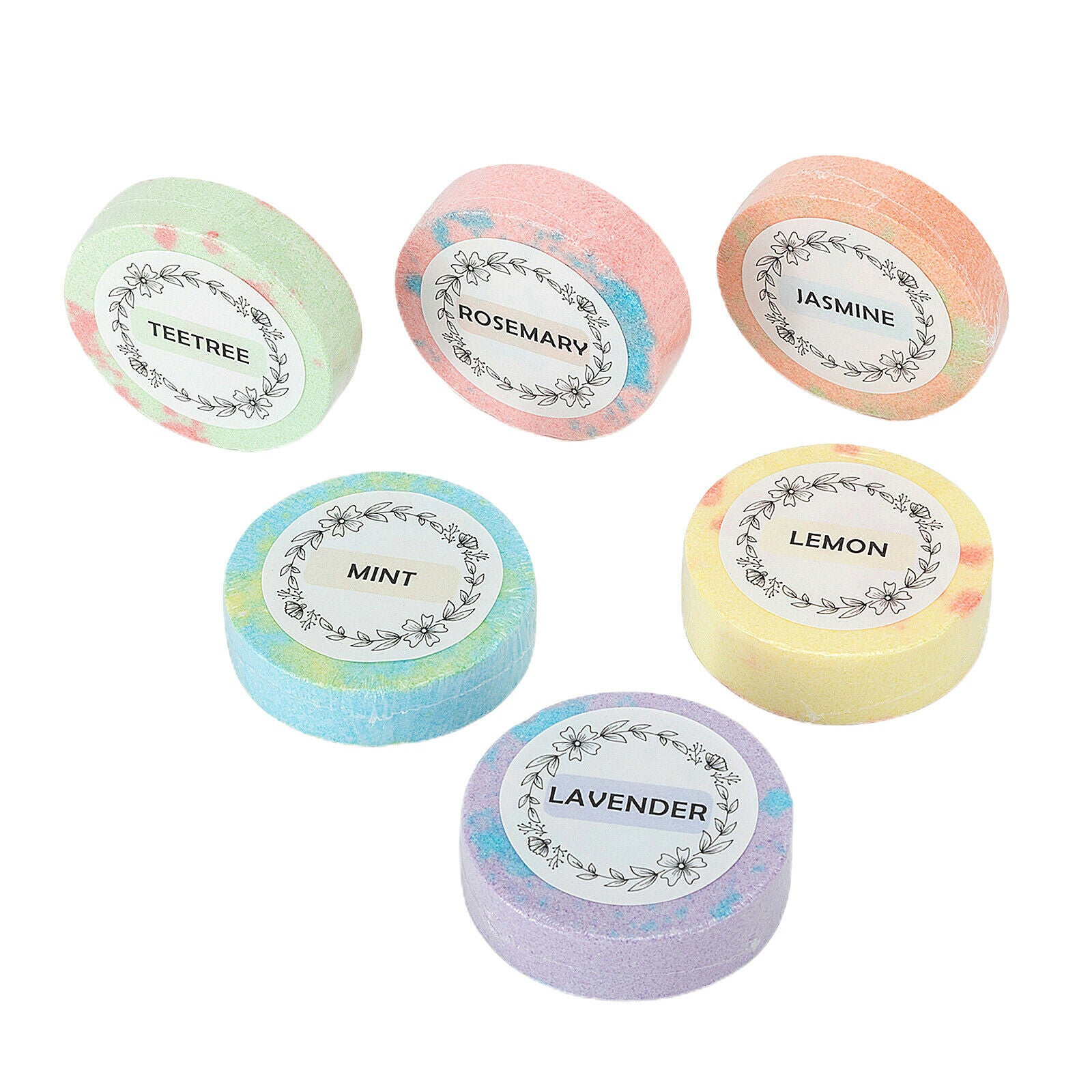 6 Mixed Home Bath Bombs Aromatherapy Wedding Shower Steamers Gifts For Women