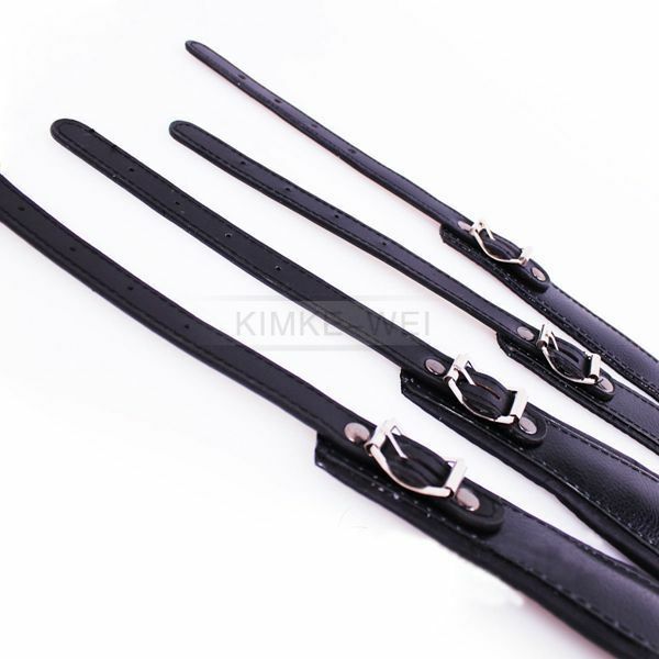 Quality Black Thick 96 -120 Bass Accordion Faux Leather Shoulder Straps Set