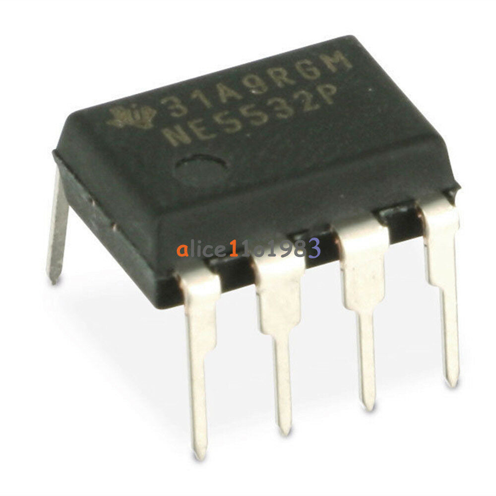 10PCS NE5532P NE5532 DIP-8 Dual Low Noise Op-Amp TI IC new