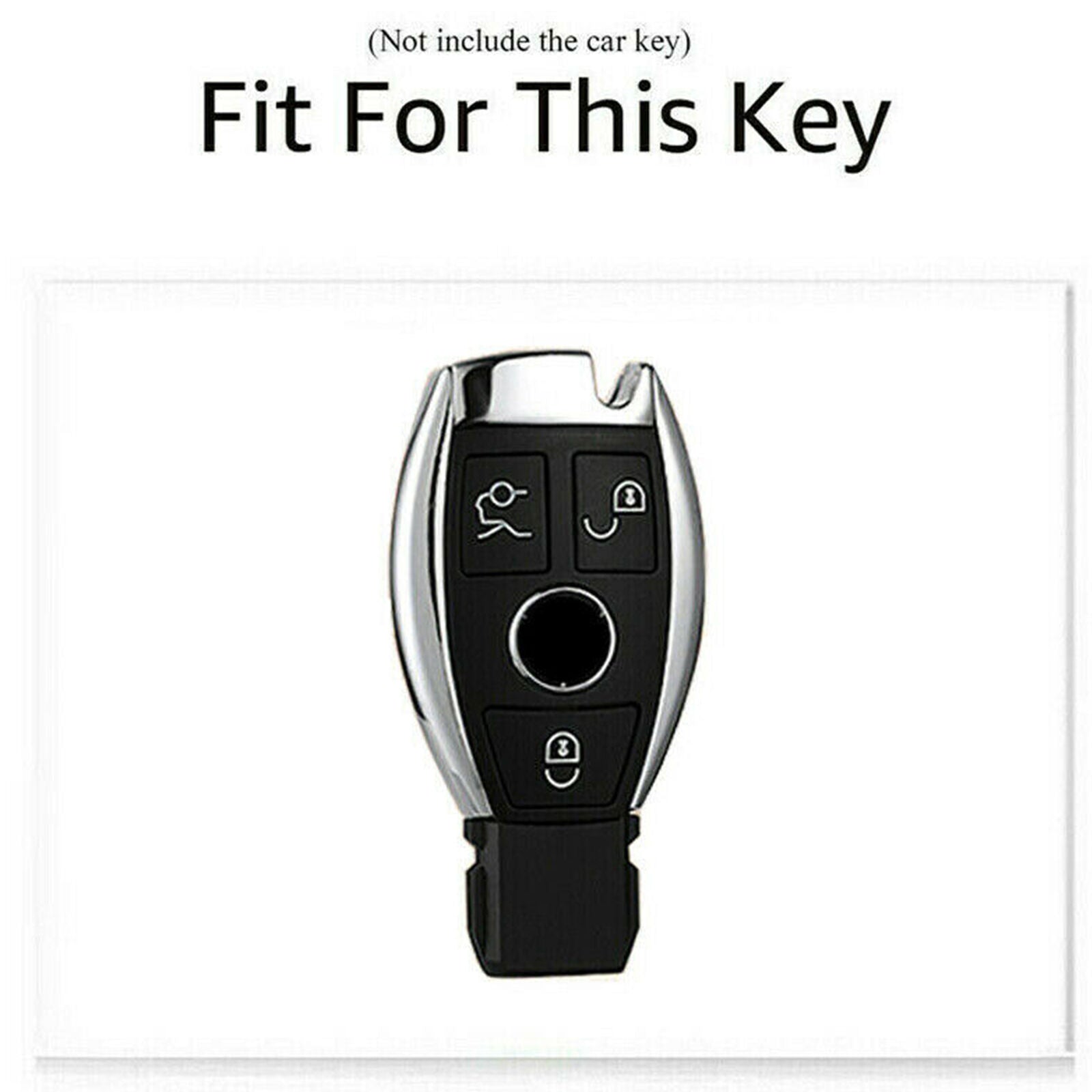 For Mercedes Benz Alloy Styling Key Fob Cover Case Holder Skin Car Accessories