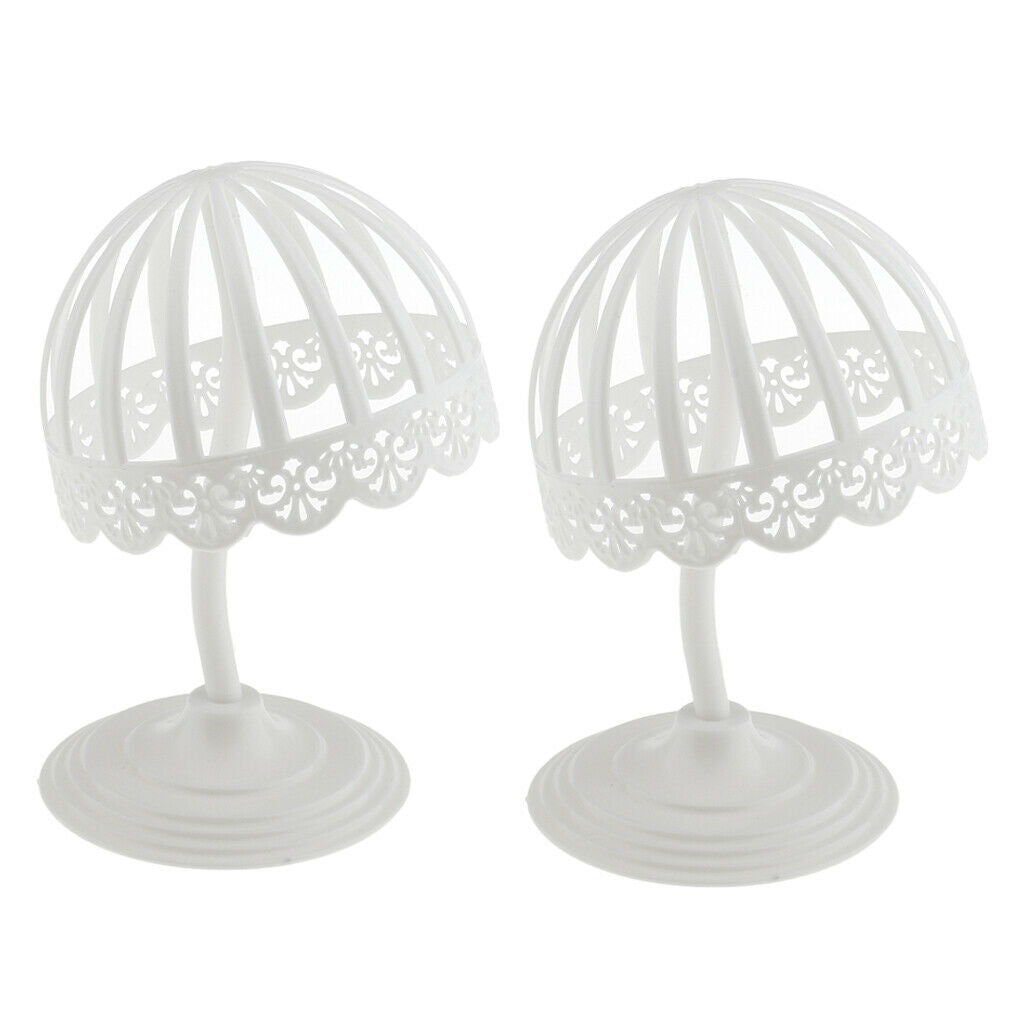 2 Pieces 17'' Baby Child Kids Painter Beret Hat Display Rack Organizer Stand