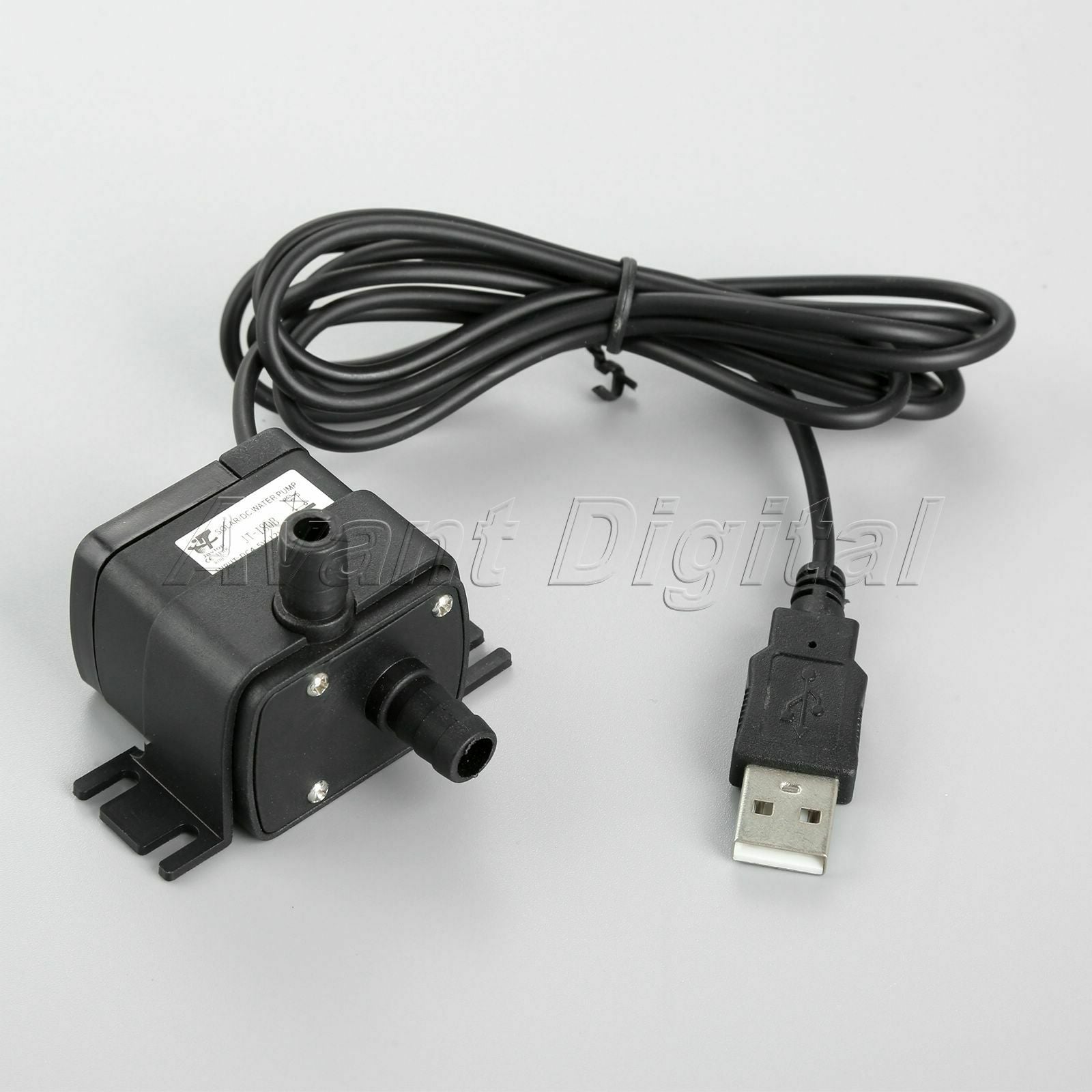 PC DC 12V Water Pump Brushless Motor Submersible Pump Wire w/ USB Interface