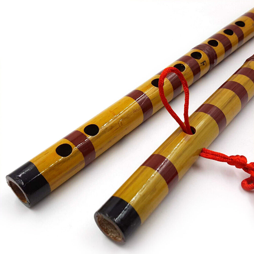 Traditional Bamboo Flute Clarinet  Student Musical Instrument 7Hole 42.5cm BDAU