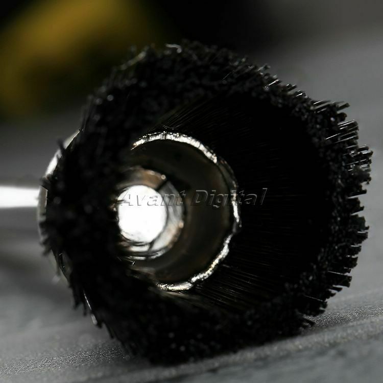 10Pc Nylon Cup Polishing Wire Wheel Brush Grinding Burr Rust Removal Rotary Tool