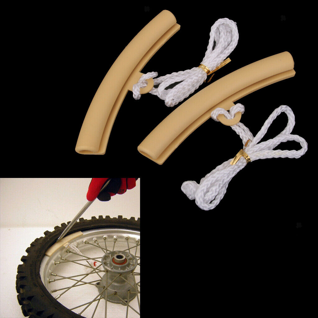 2x Plastic Wheel Rim Edge Tyre Tire Protector Repair Tool For Motorbike Car