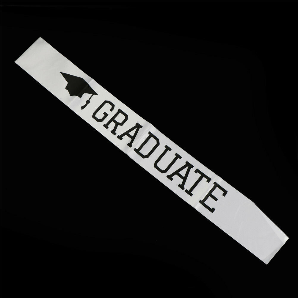 1Pc Graduated Satin Sash Graduate Gift Celebration Party Photo booth Prop.l8