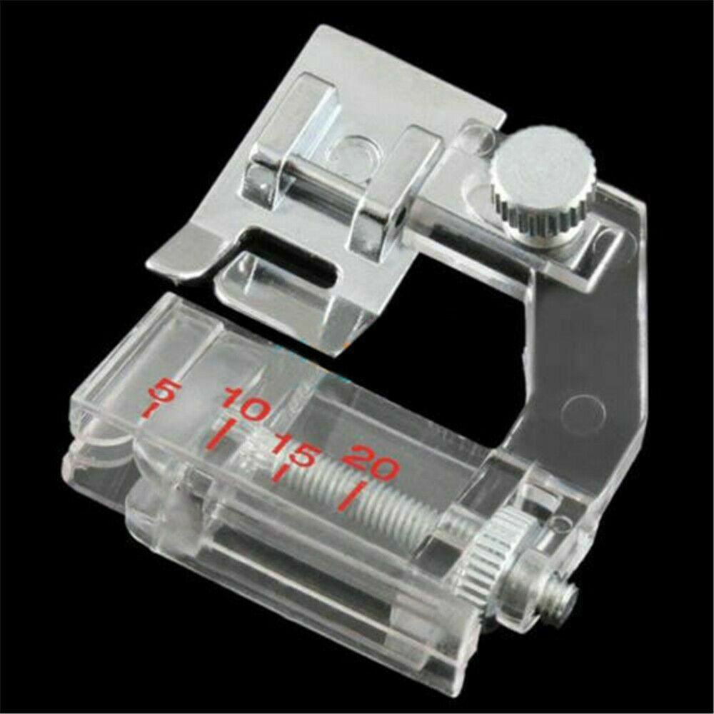 Bias Tape Feet Binding Presser Foot Adjustable For Brother Janome Sewing UK