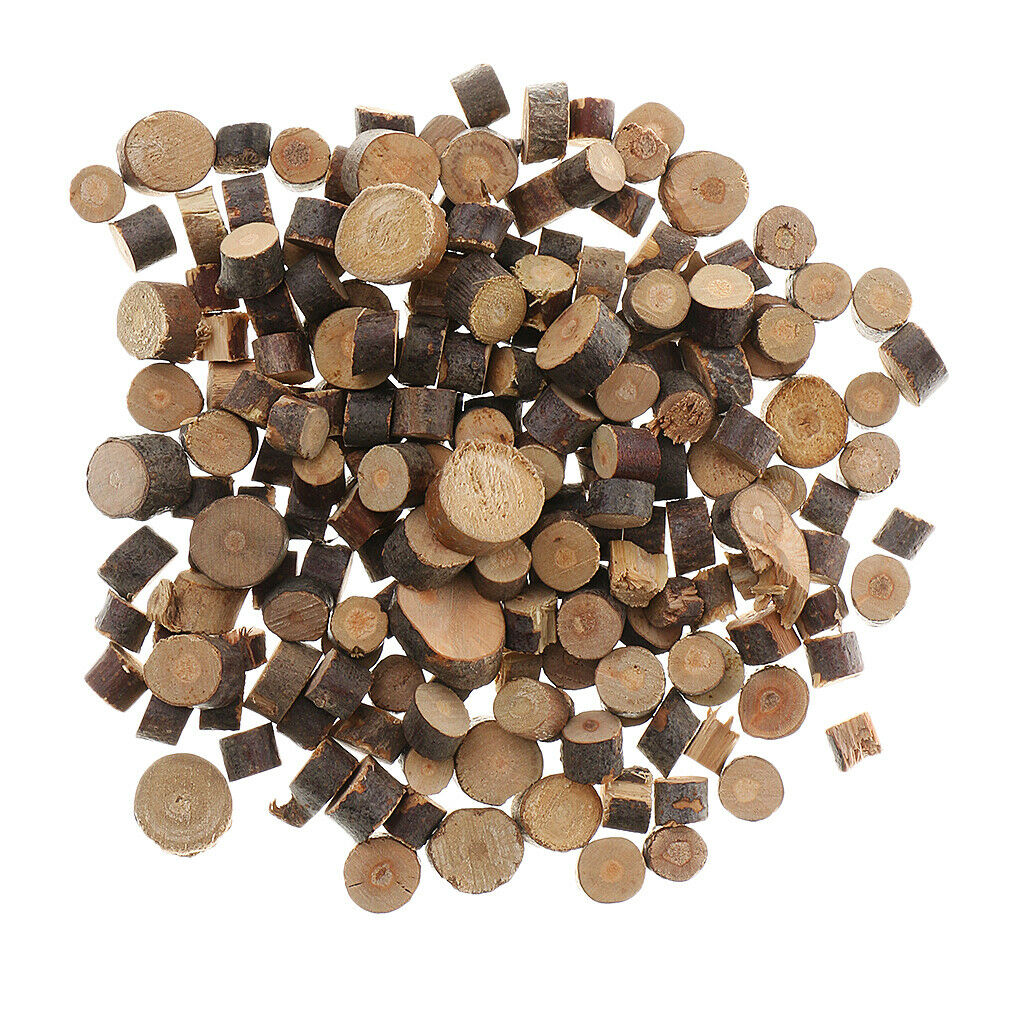 200 Wood Log Slices Discs For DIY Craft Wedding Rustic Wooden Pile Ornaments