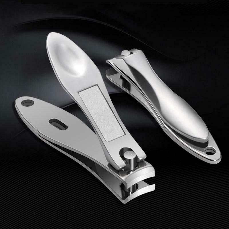 Profession Nail Clipper Stainless Steel Toenail Cutter Fingernail Scissor Trimme
