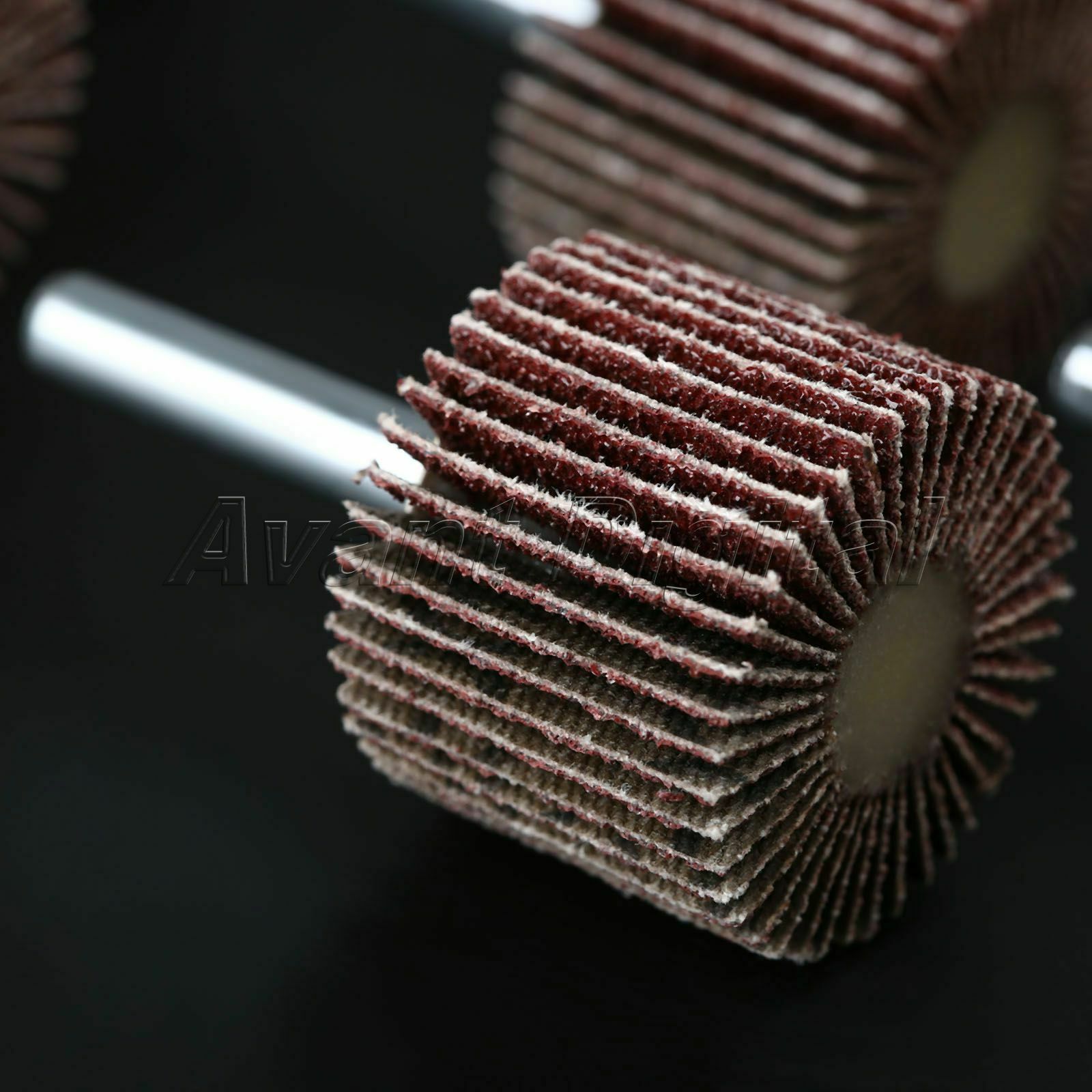 10Pcs 80 Grit Sanding Flap Wheel Disc Polishing Woodworking Grinder Rotary Tool