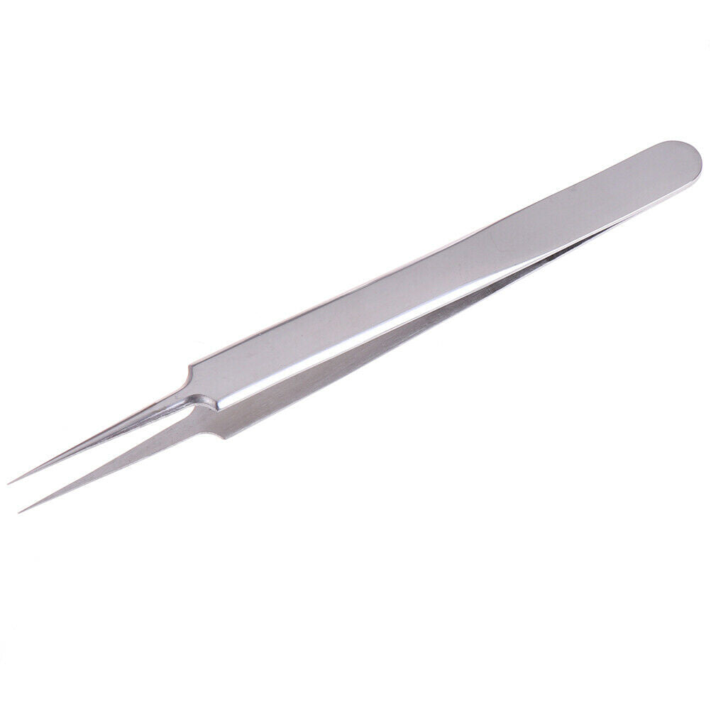 3PCS Precision Tweezers Stainless Steel Curved Fine Tip acne Tweezers Pli Rf
