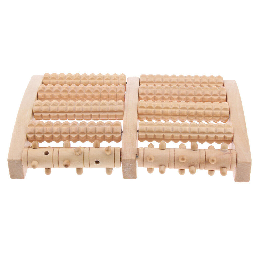 Wood Foot Massage Roller Feet Massager for Plantar Fasciitis Pain Fatigue