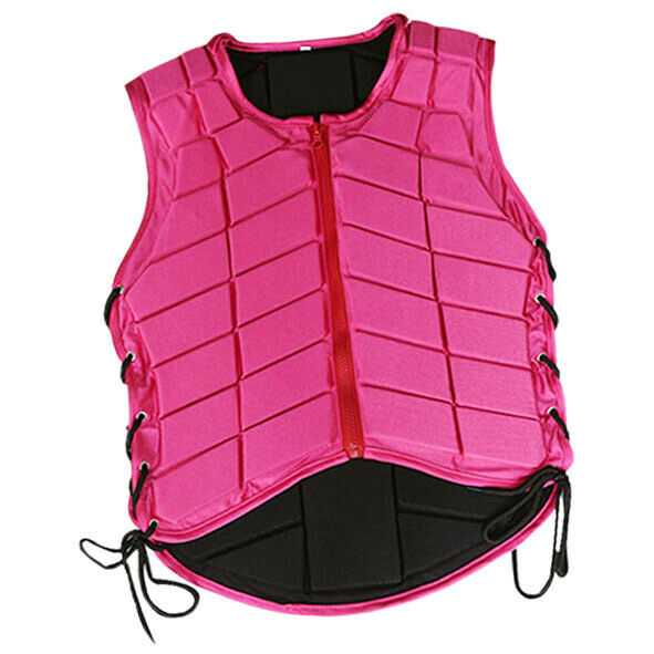 Safety Horse Riding Vest Equestrian Body Protector Waistcoat Kids Pink M Coat