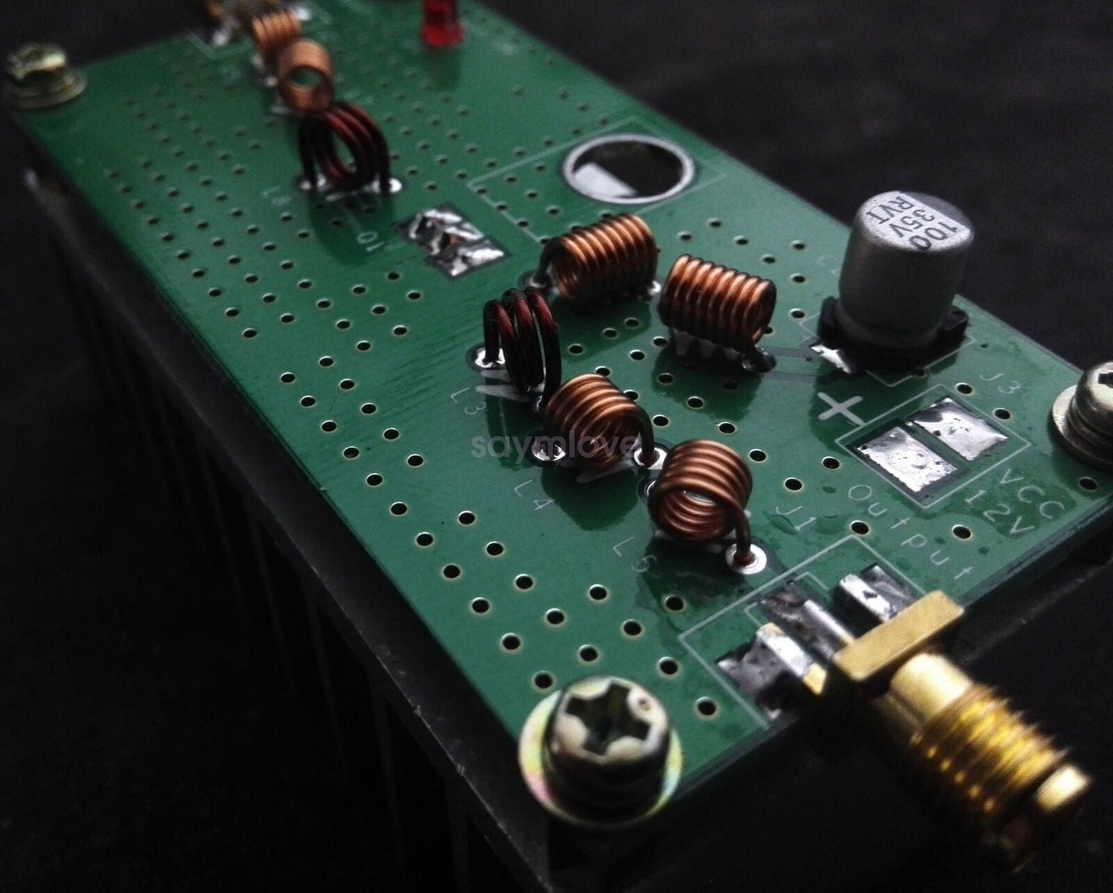 New FM 88-108MHz 6W VHF Power Amplifier For FM Transmitter RF Radio Ham