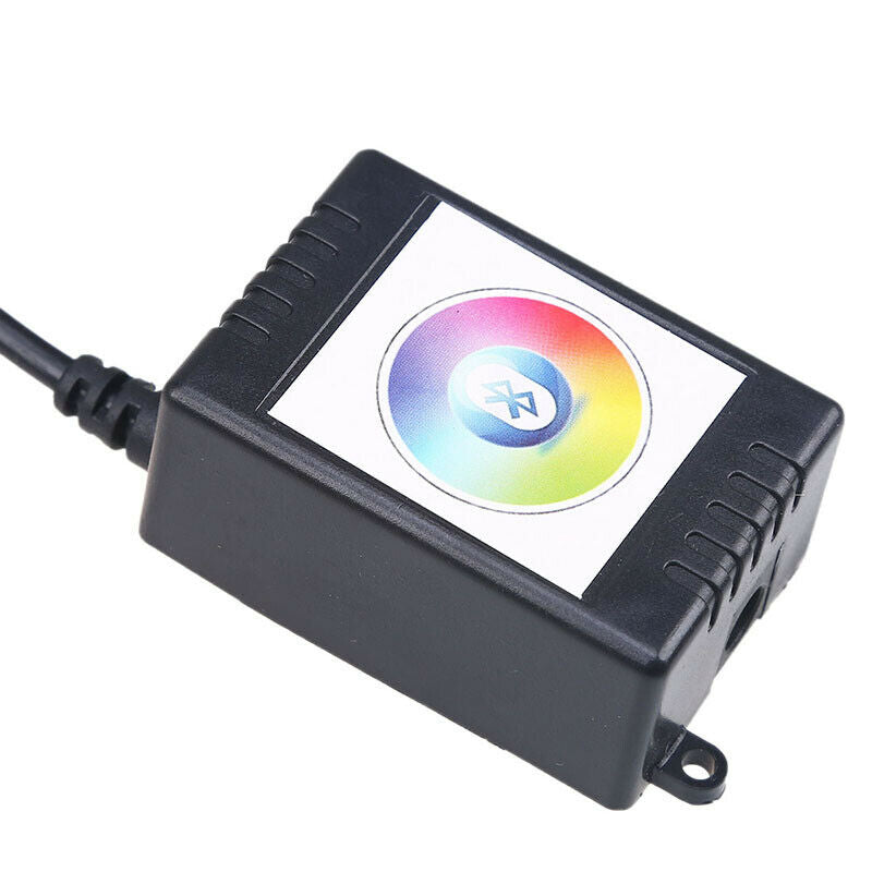 12 LED Car RGB Interior Footwell Neon Decorative Atmosphere Light Strip
