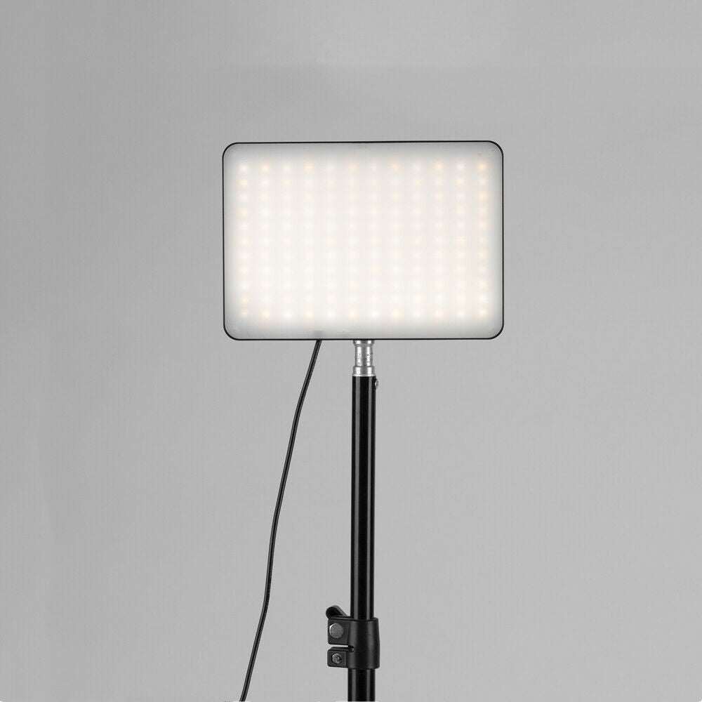 Dimmable 5600K USB LED Video Light with Adjustable Color Filters for Tabletop