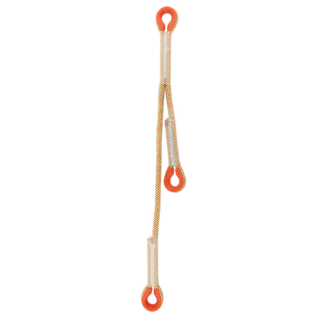 11mm 20kN Prusik Cord Loop Safety Y Lanyard for Climbing Tree Arborist