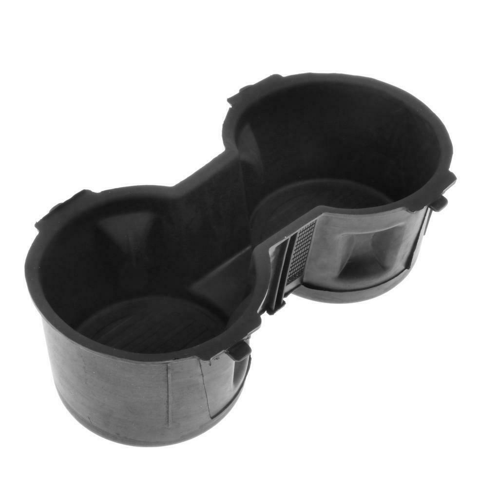 Rubber Cup Holder Insert fits Ford F-150 F-250 F-350 Black Easy Installation