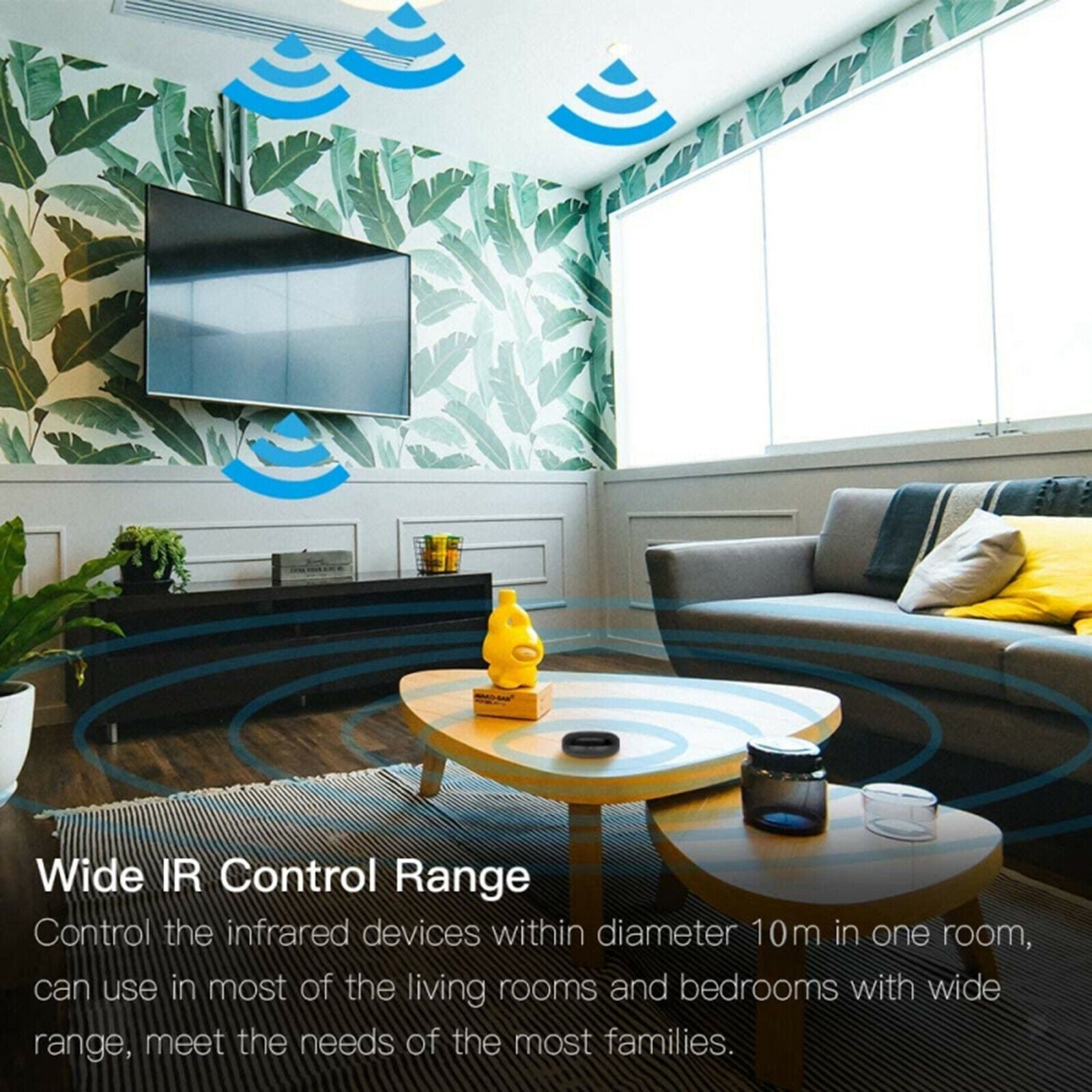 Tuya WiFi Infrared Smart IR Remote Controller Hub Home Control Easy Install