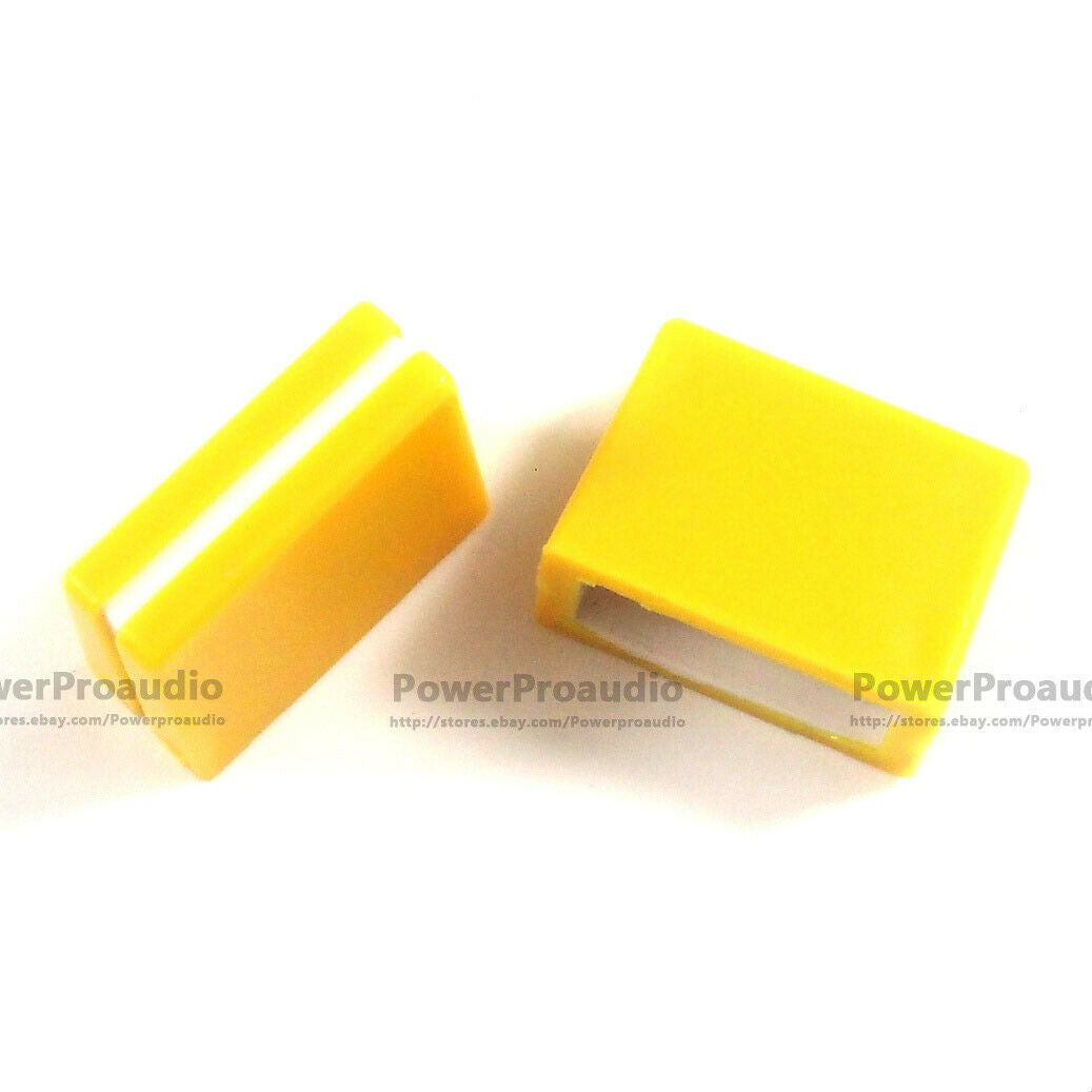 20PCS REPLACEMENT CROSSFADER KNOB FOR PIONEER DJM800 DJM700 DAC2371 Yellow