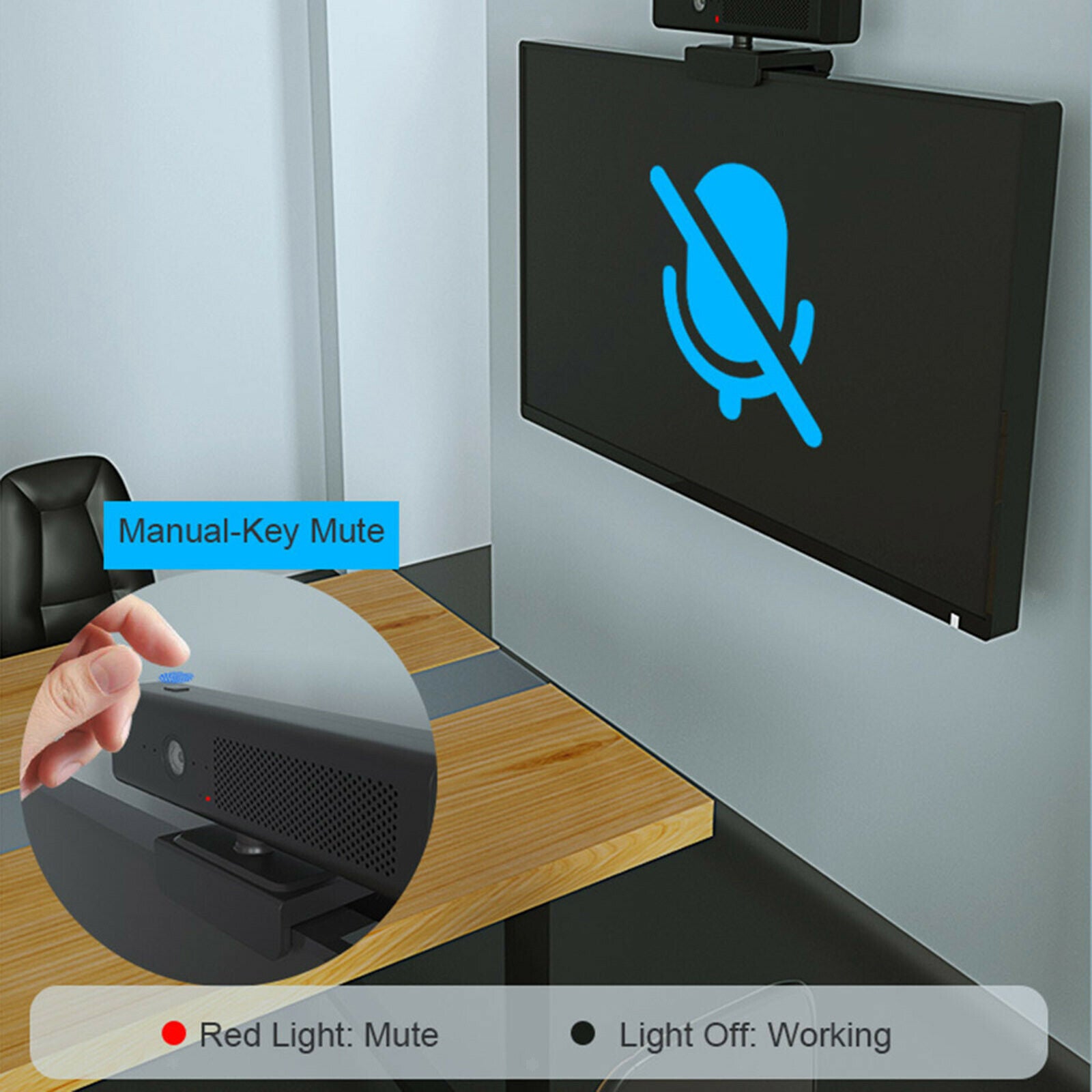 Autofocus Webcam Web Camera for Windows Live Streaming Recording PC Desktop