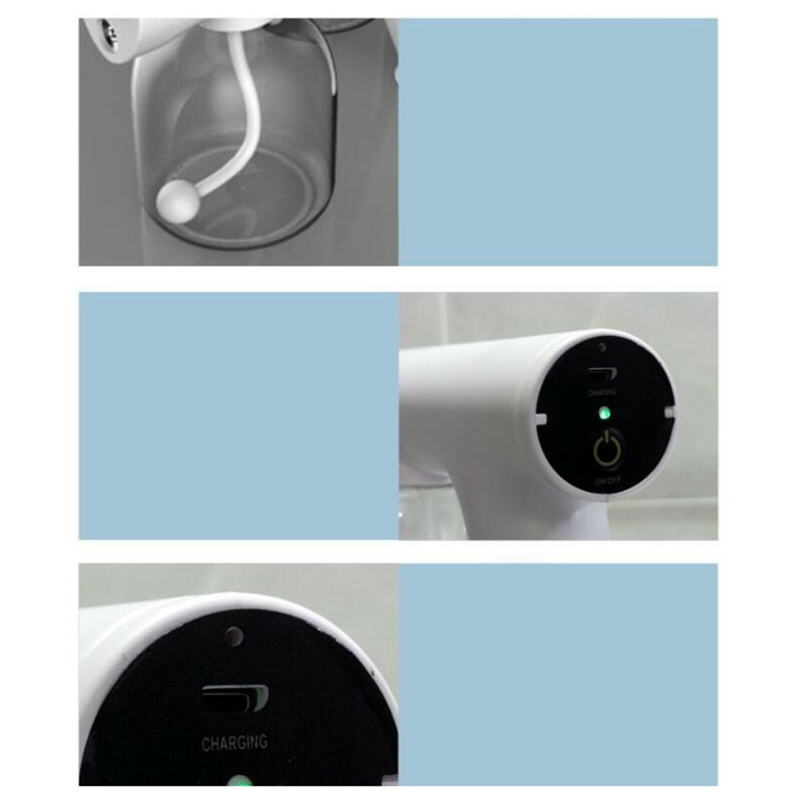 Cordless Nano Steam Fogging Disinfection Sprayer Gun Fogger Machine 400ml
