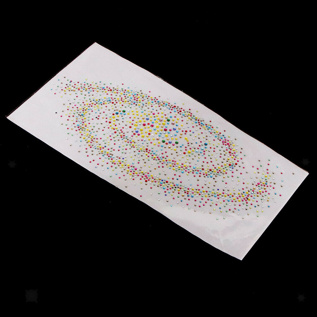 Rhinestone motif for ironing on hotfix application made of rhinestones,
