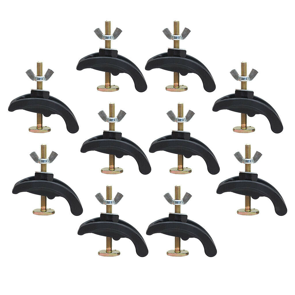 10Pcs Milling Press Plate Clamp Platen Router for T-slot Working Table 8cm