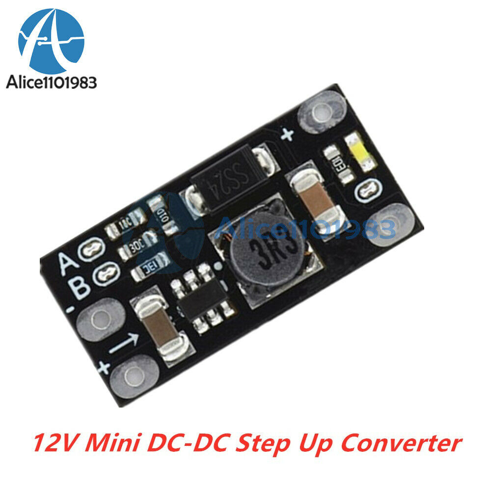 3V 3.3V 3.7V 5V 9V to 12V Mini DC-DC Step Up Converter Voltage Regulator Module