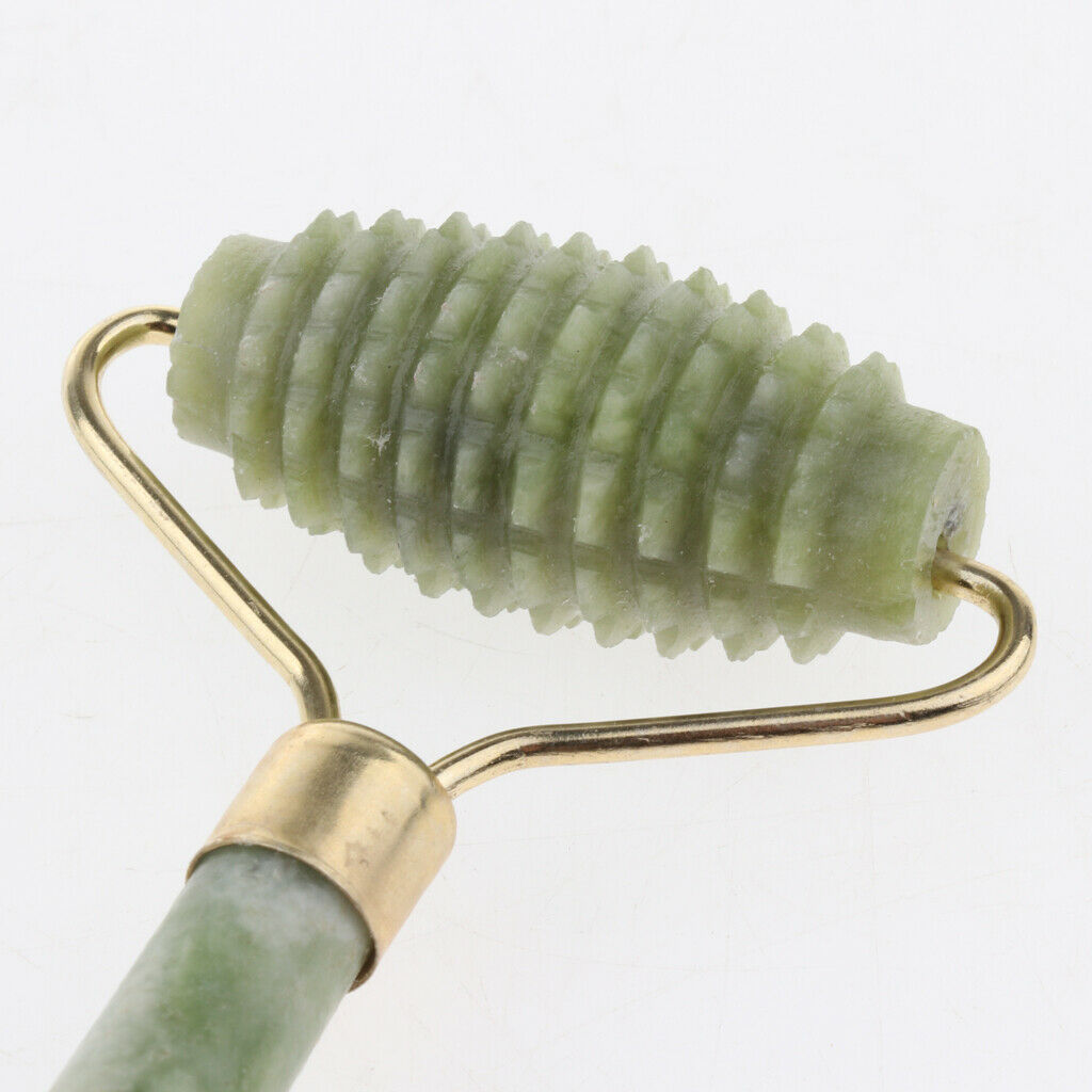 2 Pieces Natural Jade Face, Neck, Body, Spa, Massage, Roller, Lifting