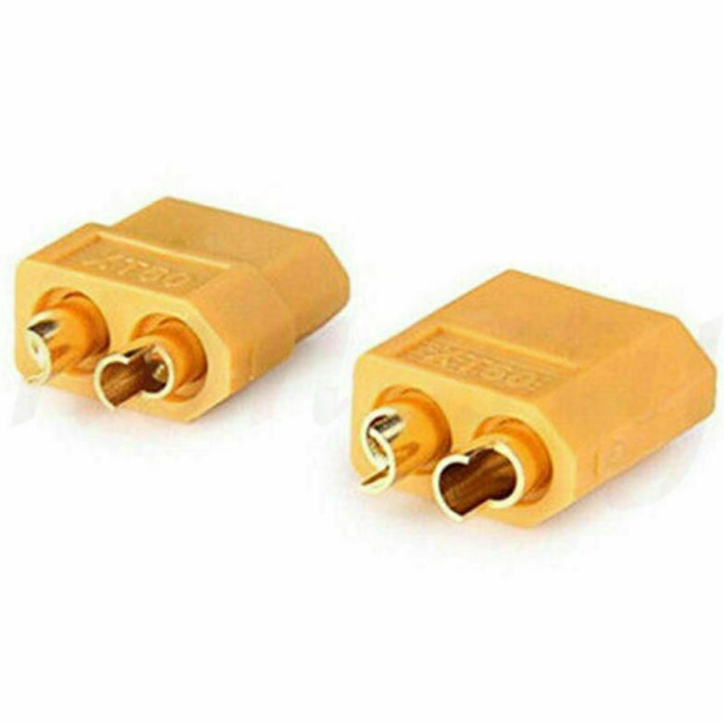 5 Pairs T60 Male & Female Bullet Connectors Plugs for RC Lipo Battery Tools